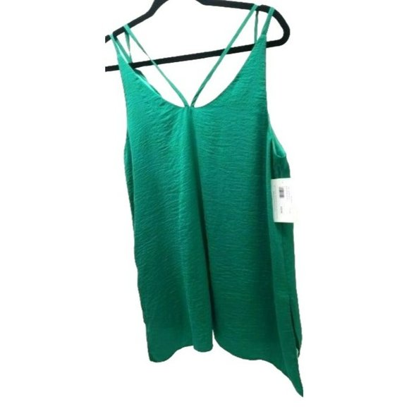 Umgee Green Tank top Womens Size Small New with tags - Picture 7 of 9
